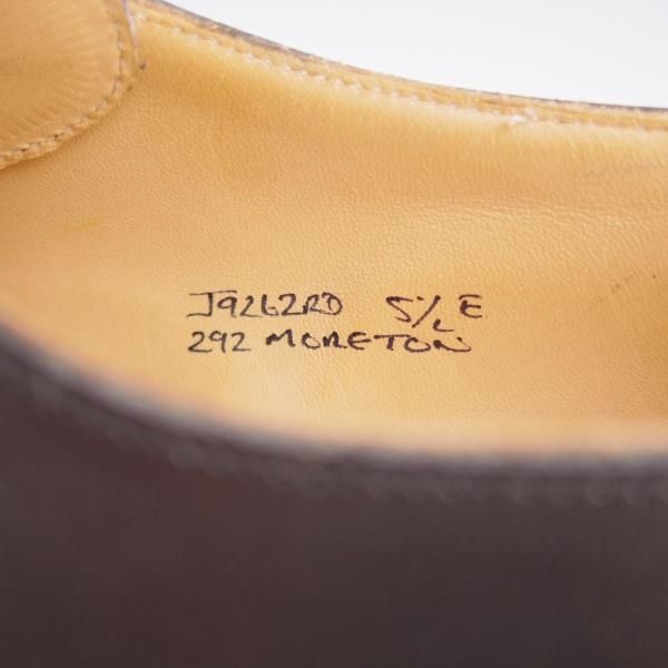 極美品★クロケット&ジョーンズ 5.5E【定価￥121,000-★モールトン/MORETON/リッジウェイソール仕様】292ラスト/黒/Crockett&Jones★k418