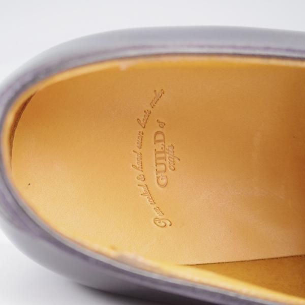 未使用★(浅草)ギルド・オブ・クラフツ SIZE 6.5(S)【定価￥115,500-★Blackie/ストレートチップ】カーフ/黒/メンズ/Guild of crafts★k419