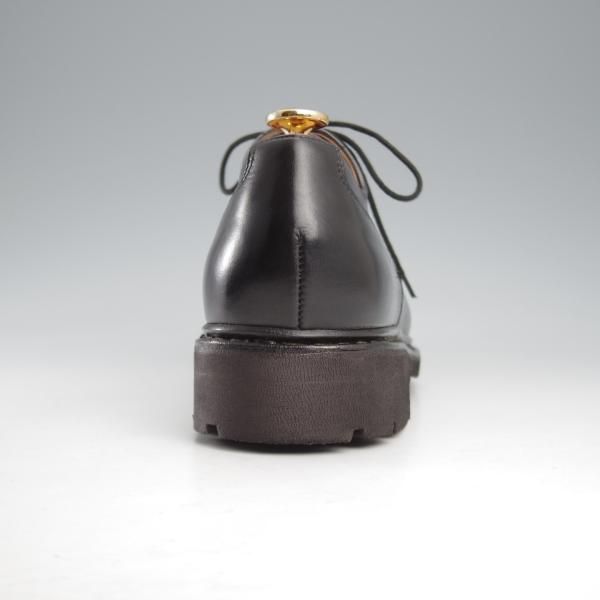 極美品★パラブーツ SIZE 6.5【現行定価￥79,200-★旧タグ/CHAMBORD/シャンボード】TEXソール/リスレザー/黒/Uチップ/Paraboot★k420