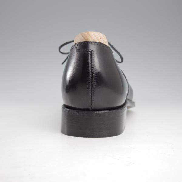 未使用★(浅草)ギルド・オブ・クラフツ SIZE 8(S)【定価￥115,500-★Blackie/(英国製)純正シューツリー付き】ストレートチップ/黒★k423