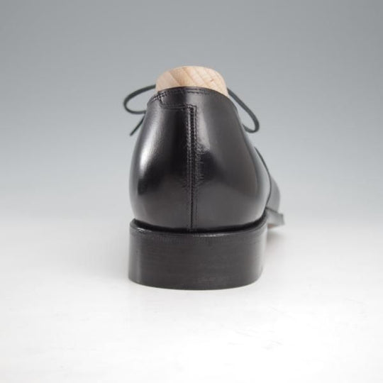 未使用★(浅草)ギルド・オブ・クラフツ SIZE 8(S)【定価￥115,500-★Blackie/(英国製)純正シューツリー付き】ストレートチップ/黒★k423