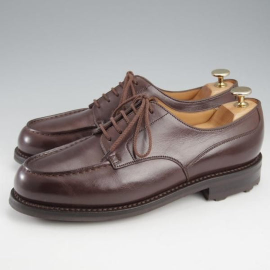 極美品★J.M.ウエストン 6C【現行定価￥154,000-★ノヴォカーフ仕様/ゴルフ/GOLF】641/31ラスト/Uチップ/濃茶/Weston/ウェストン★k424