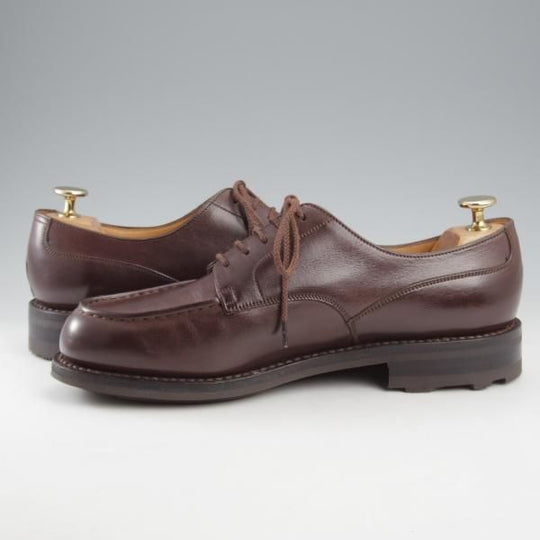 極美品★J.M.ウエストン 6C【現行定価￥154,000-★ノヴォカーフ仕様/ゴルフ/GOLF】641/31ラスト/Uチップ/濃茶/Weston/ウェストン★k424