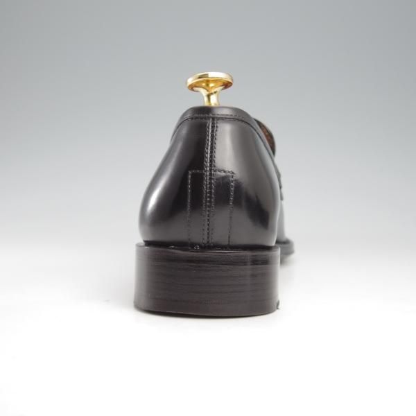 極上★(伊)サルヴァトーレ・フェラガモ 6D【最上級★TRAMEZZAライン/トラメッザ】コインローファー/黒/メンズ/Salvatore Ferragamo★k427