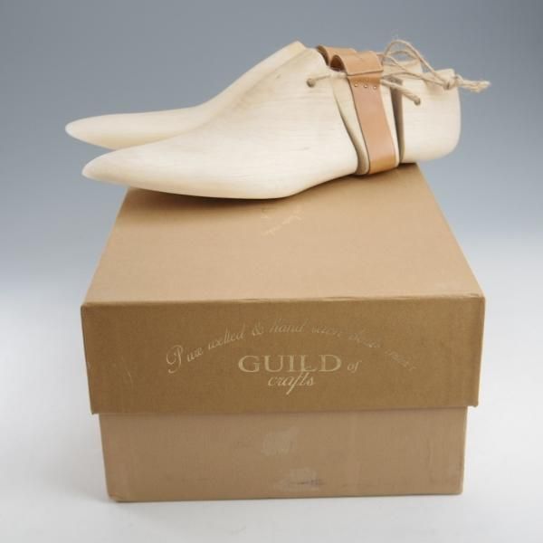 未使用★(浅草)ギルド・オブ・クラフツ US7D【税込上代￥330,000-★最上級/フルハンドメイド/純正ツリー付】サイドエラスティック★k431