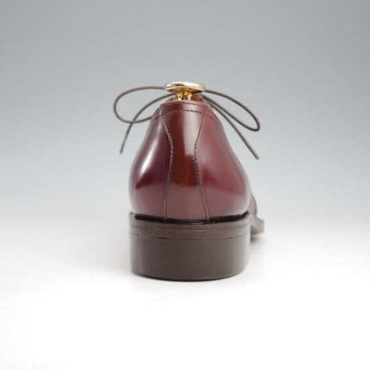 未使用★(HM)ギルド・オブ・クラフツ US7D【税込上代￥165,000-★Fudge/ハンドソーンウェルテッド製法】サドルシューズ/赤茶×茶★k432