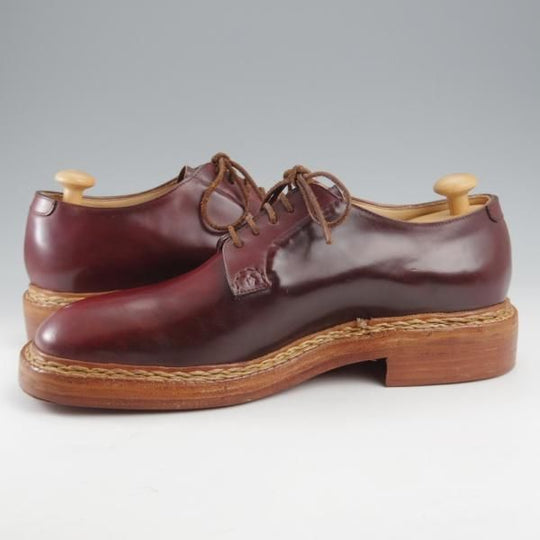 未使用★(浅草)ギルド・オブ・クラフツ US7.5E程度【コードバン仕様★ノルウィージャン製法/純正ツリー付】赤茶★k433