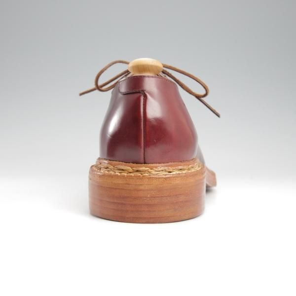 未使用★(浅草)ギルド・オブ・クラフツ US7.5E程度【コードバン仕様★ノルウィージャン製法/純正ツリー付】赤茶★k433