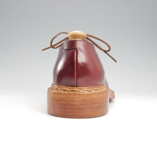 未使用★(浅草)ギルド・オブ・クラフツ US7.5E程度【コードバン仕様★ノルウィージャン製法/純正ツリー付】赤茶★k433