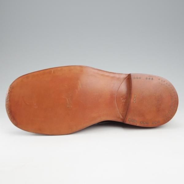 未使用★(浅草)ギルド・オブ・クラフツ US7.5E程度【コードバン仕様★ノルウィージャン製法/純正ツリー付】赤茶★k433