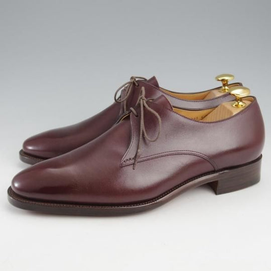 未使用★(HM)ギルド・オブ・クラフツ US6E【税込上代￥165,000-★Rusty/ハンドソーンウェルテッド製法】プレーントゥ/赤茶/メンズ★k434