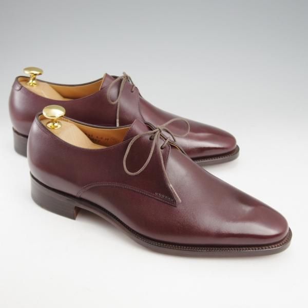 未使用★(HM)ギルド・オブ・クラフツ US6E【税込上代￥165,000-★Rusty/ハンドソーンウェルテッド製法】プレーントゥ/赤茶/メンズ★k434