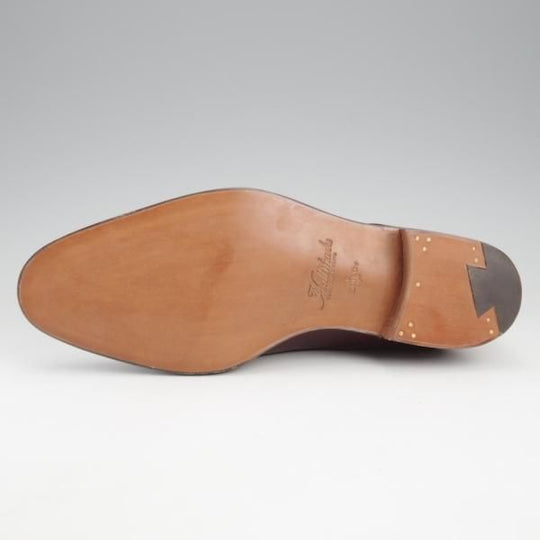 未使用★(HM)ギルド・オブ・クラフツ US6E【税込上代￥165,000-★Rusty/ハンドソーンウェルテッド製法】プレーントゥ/赤茶/メンズ★k434