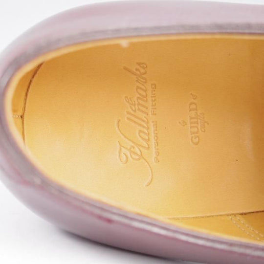 未使用★(HM)ギルド・オブ・クラフツ US6E【税込上代￥165,000-★Rusty/ハンドソーンウェルテッド製法】プレーントゥ/赤茶/メンズ★k434