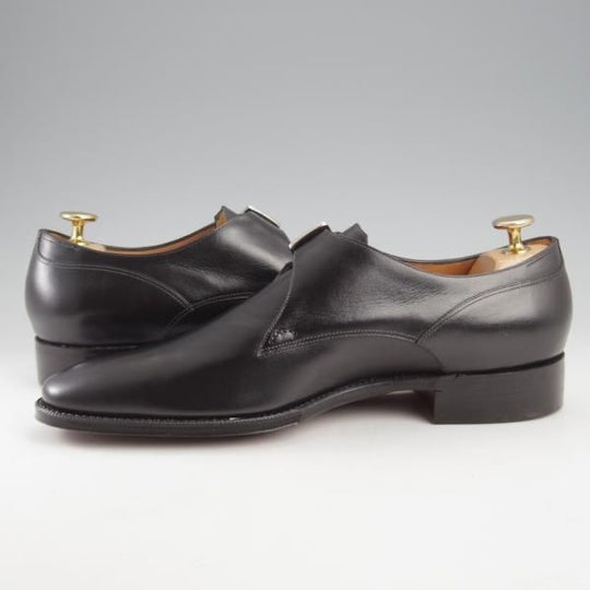 未使用★(HM)ギルド・オブ・クラフツ US7C【税込上代￥165,000-★Runtis/ハンドソーンウェルテッド製法】モンクストラップ/黒★k435