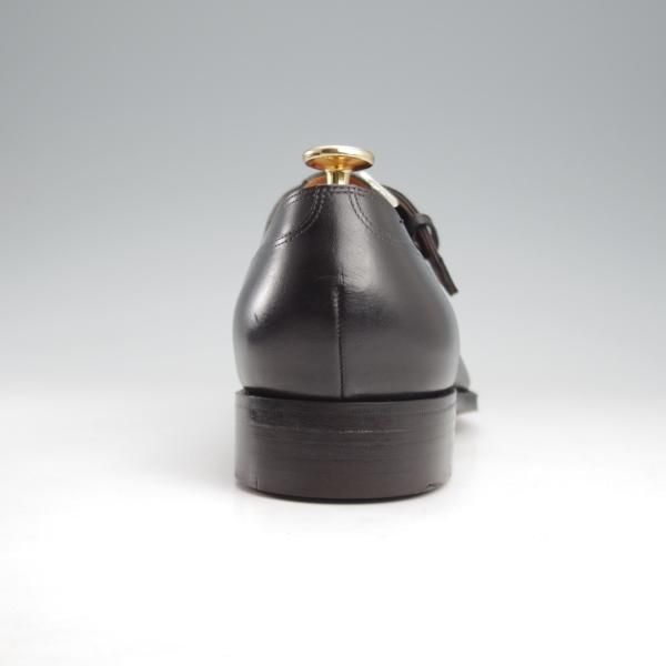 未使用★(HM)ギルド・オブ・クラフツ US7C【税込上代￥165,000-★Runtis/ハンドソーンウェルテッド製法】モンクストラップ/黒★k435