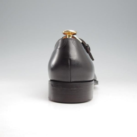 未使用★(HM)ギルド・オブ・クラフツ US7C【税込上代￥165,000-★Runtis/ハンドソーンウェルテッド製法】モンクストラップ/黒★k435