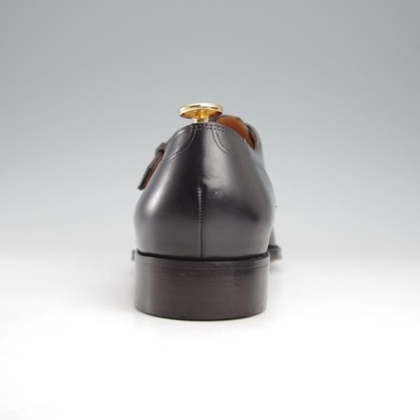 未使用★(HM)ギルド・オブ・クラフツ US7C【税込上代￥165,000-★Runtis/ハンドソーンウェルテッド製法】モンクストラップ/黒★k435