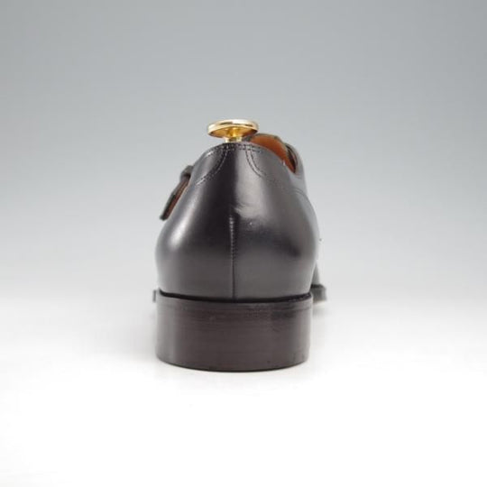 未使用★(HM)ギルド・オブ・クラフツ US7C【税込上代￥165,000-★Runtis/ハンドソーンウェルテッド製法】モンクストラップ/黒★k435