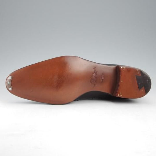 未使用★(HM)ギルド・オブ・クラフツ US7.5C【税込上代￥165,000-★Jetta/ハンドソーンウェルテッド製法】ホールカット/黒/メンズ★k436