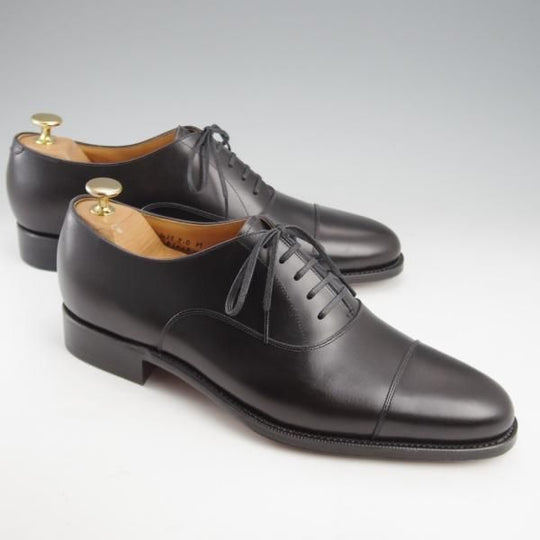 未使用★(浅草)ギルド・オブ・クラフツ SIZE 8(M)【定価￥115,500-★Blackie/ストレートチップ】カーフ/黒/メンズ/Guild of crafts★k438