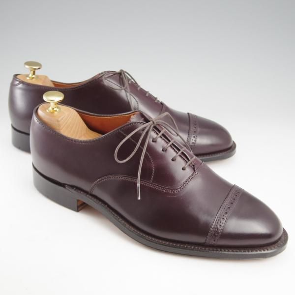 Alden オールデン コードバン ストレートチップ 9015 Alden オールデン 9015 PERFORATED TOE CAP BLKを通販【paper 福岡】