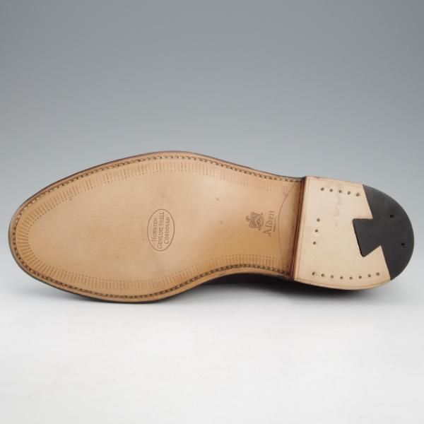 未使用★オールデン 8.5E【現行定価18万円程度★コードバン仕様/ハンプトンラスト/9015】パンチドキャップトゥ/赤茶/メンズ/ALDEN★k439