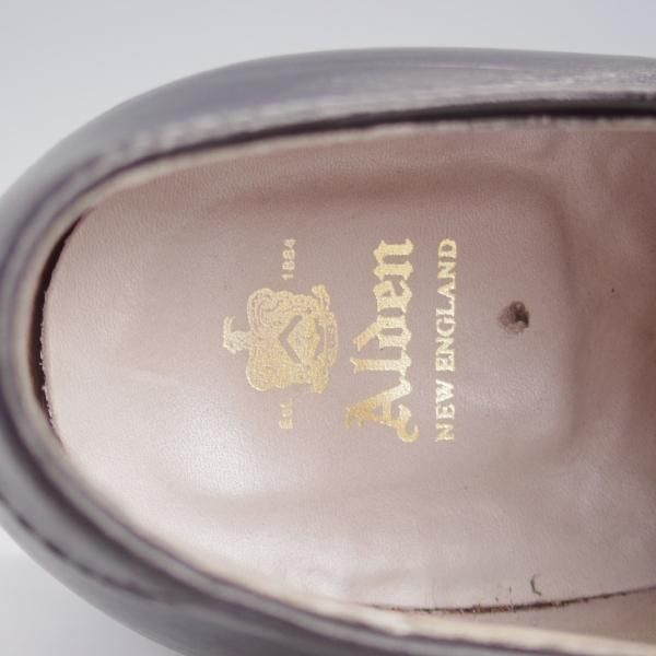 ★オールデン 9D【現行定価13万円程度★クロムエクセルレザー仕様/モディファイドラスト/56103F】Uチップ/濃紺〜ほぼ黒/ALDEN★k440