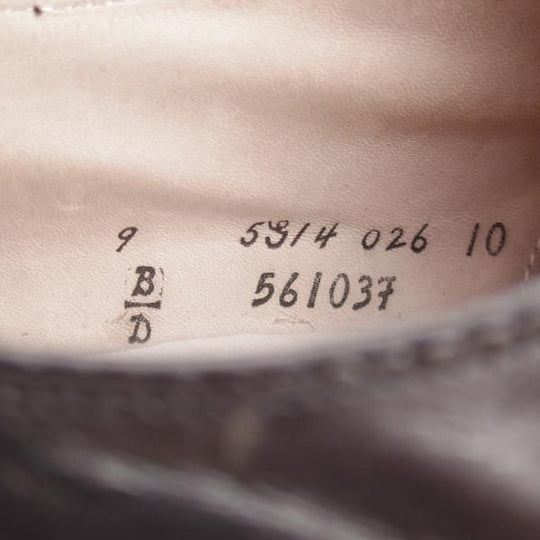 ★オールデン 9D【現行定価13万円程度★クロムエクセルレザー仕様/モディファイドラスト/56103F】Uチップ/濃紺〜ほぼ黒/ALDEN★k440