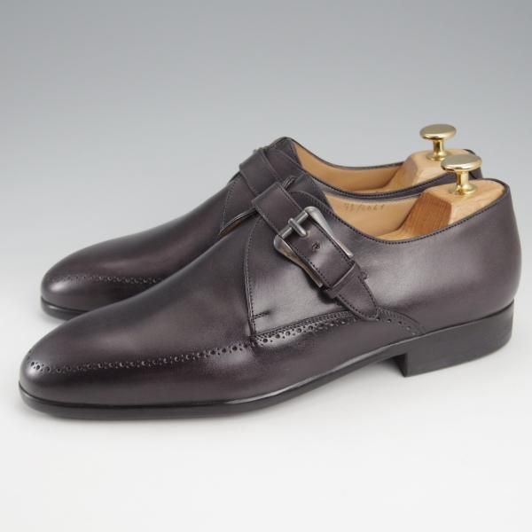 ❣️Berluti★ベルルッティ★シングルモンクストラップシューズ★パティーヌ ベルルッティ SIZE 7.5【黒系パティーヌ☆モンクストラップ】 | 高級