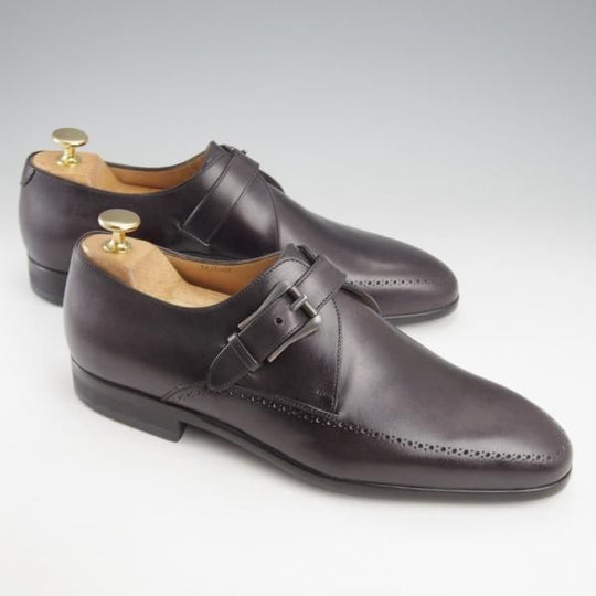 未使用★(仏)ベルルッティ SIZE 7.5【黒系パティーヌ★ヴェネチアレザー/モンクストラップ】NERO GRIGIO/黒/メンズ/Berluti★k442