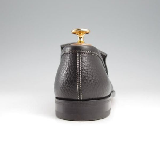 未使用★ジョンロブ 7E【モデル定価￥216,000-★ALEY/アレイ/8695ラスト】TENSILE/ローファー/スリッポン/黒/メンズ/JOHN LOBB★k443