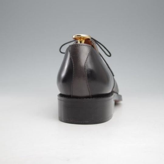 未使用★(HM)ギルド・オブ・クラフツ US6.5C【税込上代￥165,000-★Fudge/ハンドソーンウェルテッド製法】サドルシューズ/黒×灰★k447