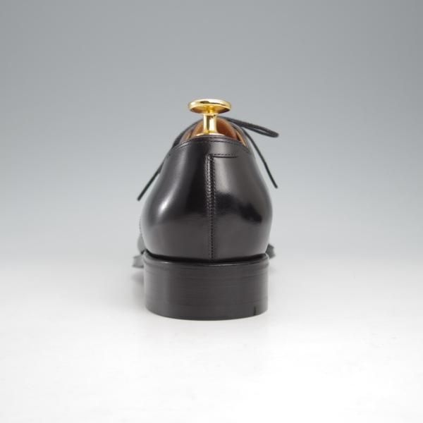 未使用★(HM)ギルド・オブ・クラフツ US5D【税込上代￥165,000-★Rusty/ハンドソーンウェルテッド製法】Vフロント/プレーントゥ/黒★k448