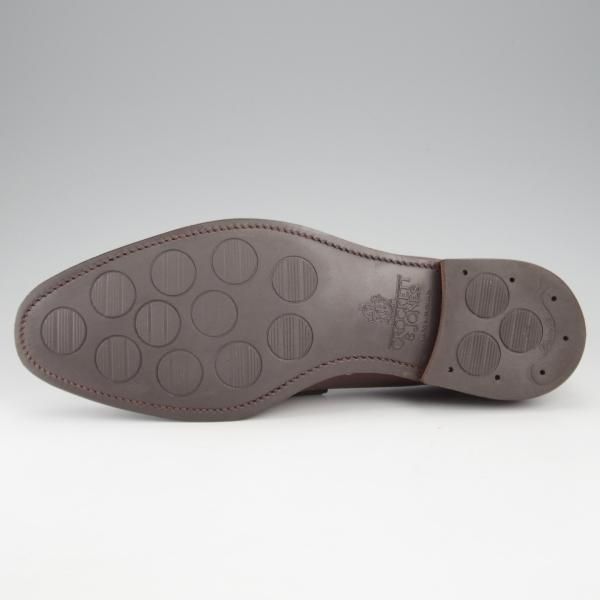 極上★クロケット&ジョーンズ 7E【バーニーズNY別注★CITYソール仕様/TEIGN】341ラスト/コインローファー/濃茶/Crockett&Jones★k449