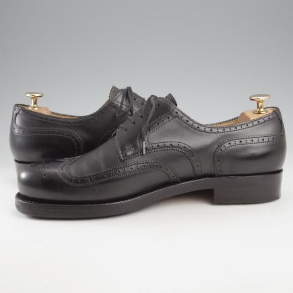 極上★(東欧)VASS/ヴァーシュ SIZE 42【モデル定価￥143,000-★Budapest/ブダペスト】BPラスト/フルブローグ/カーフ/黒/メンズ★k450