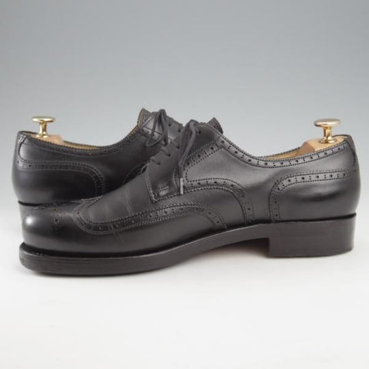 極上★(東欧)VASS/ヴァーシュ SIZE 42【モデル定価￥143,000-★Budapest/ブダペスト】BPラスト/フルブローグ/カーフ/黒/メンズ★k450