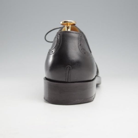 極上★(東欧)VASS/ヴァーシュ SIZE 42【モデル定価￥143,000-★Budapest/ブダペスト】BPラスト/フルブローグ/カーフ/黒/メンズ★k450