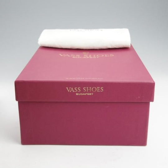 極上★(東欧)VASS/ヴァーシュ SIZE 42【モデル定価￥143,000-★Budapest/ブダペスト】BPラスト/フルブローグ/カーフ/黒/メンズ★k450