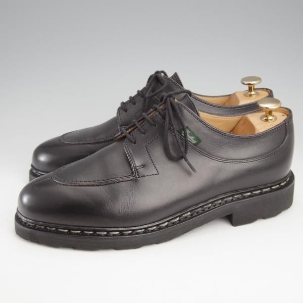 極美品★パラブーツ SIZE 6【定価￥79,200-★アヴィニョン/AVIGNON】グリフソール/リスレザー/Uチップ/NOIR/黒/Paraboot★k451