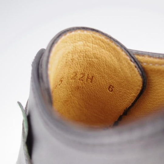 極美品★パラブーツ SIZE 6【定価￥79,200-★アヴィニョン/AVIGNON】グリフソール/リスレザー/Uチップ/NOIR/黒/Paraboot★k451