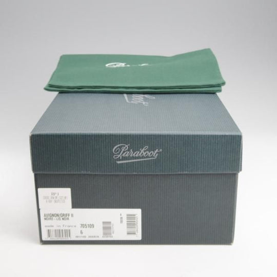 極美品★パラブーツ SIZE 6【定価￥79,200-★アヴィニョン/AVIGNON】グリフソール/リスレザー/Uチップ/NOIR/黒/Paraboot★k451