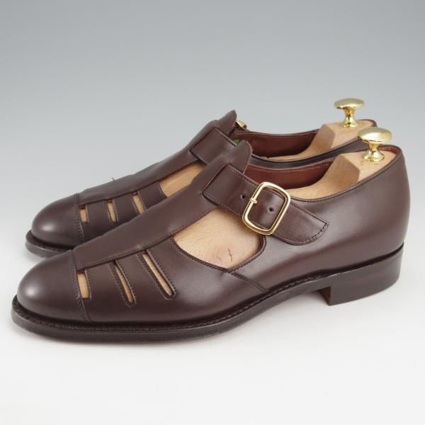 未使用★(英)チーニー 6F【定価￥70,400-★グルカサンダル/PENZANCE/ペンザンス】1886ラスト/カーフ/MOCHA/濃茶/メンズ/CHEANEY★k452