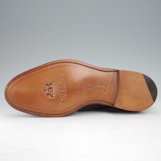 未使用★(英)チーニー 6F【定価￥70,400-★グルカサンダル/PENZANCE/ペンザンス】1886ラスト/カーフ/MOCHA/濃茶/メンズ/CHEANEY★k452