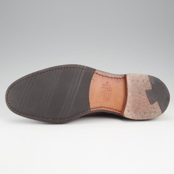 極上★(米)アレンエドモンズ 8D【貴重★ブルックスブラザーズ別注/BROOKS BROTHERS】セミブローグ/カーフ/濃茶/ALLEN EDMONDS★k457
