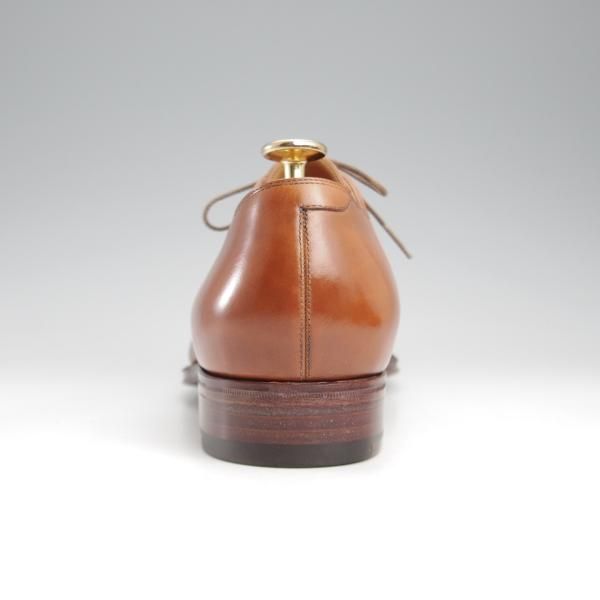 未使用★(HM)ギルド・オブ・クラフツ US7D【税込上代￥165,000-★Pramide/ハンドソーンウェルテッド製法】プレーントゥ/茶★k458