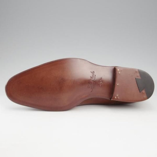 未使用★(HM)ギルド・オブ・クラフツ US7D【税込上代￥165,000-★Pramide/ハンドソーンウェルテッド製法】プレーントゥ/茶★k458