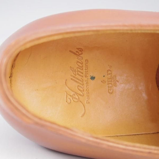 未使用★(HM)ギルド・オブ・クラフツ US7D【税込上代￥165,000-★Pramide/ハンドソーンウェルテッド製法】プレーントゥ/茶★k458