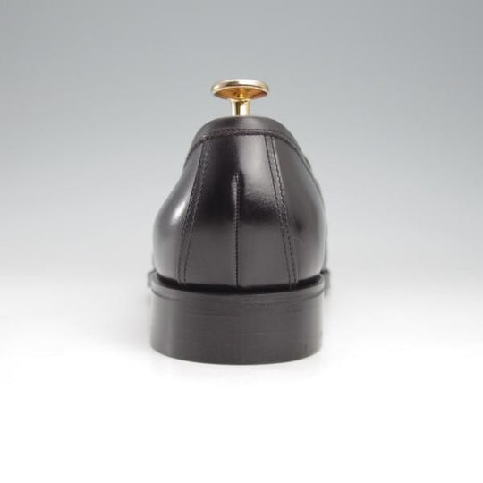 未使用★(浅草)ギルド・オブ・クラフツ US6.5D【税込上代￥198,000-★Agnes/ハンドソーンウェルテッド製法】コインローファー/黒★k459