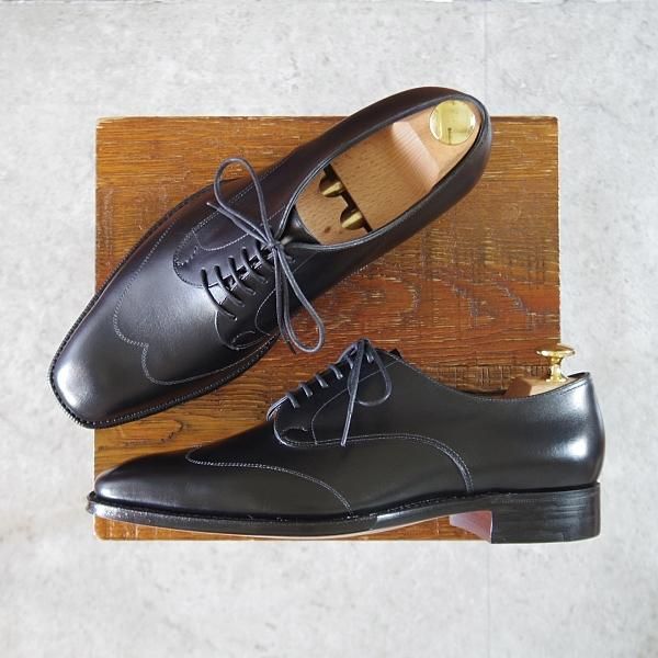 未使用★(HM)ギルド・オブ・クラフツ US6.5D【税込上代￥165,000-★Bryan/ハンドソーンウェルテッド製法】ブラインドブローグ/黒★k461